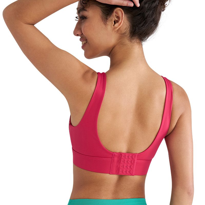 Women's sports bras with built-in fixed pads, yoga vests with high-intensity shock absorption, gathering effect and beautiful back design for fitness.
