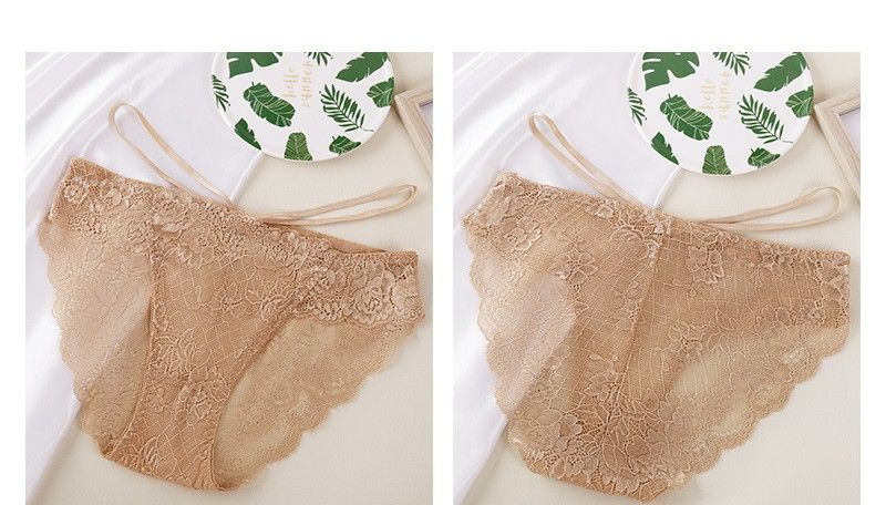 Bestseller Lace Women's Panties Sexy Low Rise Cotton Gusset Cheeky Briefs Lace Waistband Cheeky Lift Organic Cotton Gusset Sexy Low Rise
