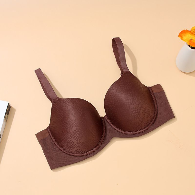 Minimalist Casual Bra 3/4 Cup, Thin Padded, Contouring & Uplifting, Breathable Nylon (80%-90%), 3-Row Back Closure, Sizes 75-90 (C-G)