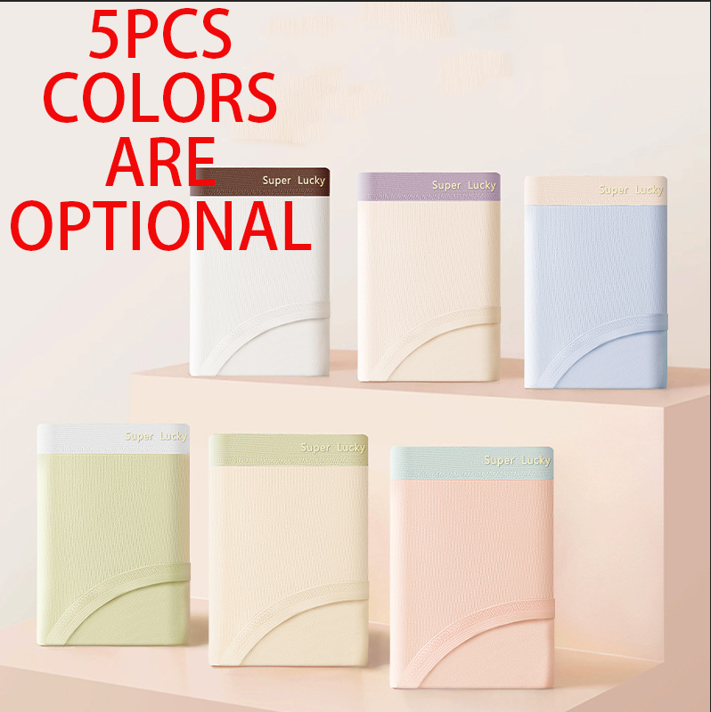 High-quality pure cotton women underwear, antibacterial mid-waist comfortable underwear with 3A-level antibacterial function, featuring letter printing technology