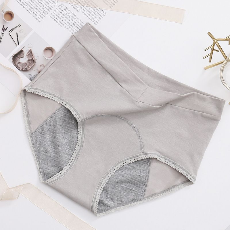 5 pcs plus size V waist high waist sanitary pants for women, leak proof during menstruation and around the period, menstrual sanitary pants