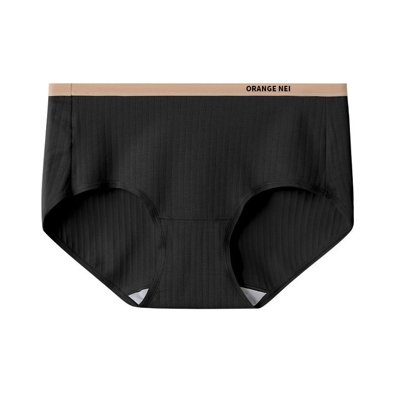 4PCS Women's Panties Combed Cotton Comfort with Contrast Color Blocking Winter Silk Gusset Premium Combed Cotton Body Friendly Construction