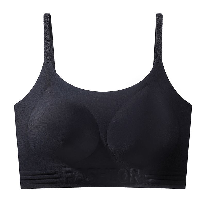 Luxe Back-Beautifying Bra - Seamless 3/4 Cup with Airy Pads | Lift & Bust-Minimizing, Invisible Comfort | Nylon Blend, Black/Pink-Beige, M-2XL (40-75kg)
