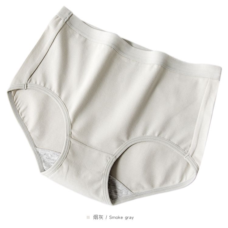 5PCS Cotton Mid-Rise Panties for Women - Plus Size Breathable Hip Lifting Underwear, Seamless Comfort Waistband (Solid Colors, M-3XL)