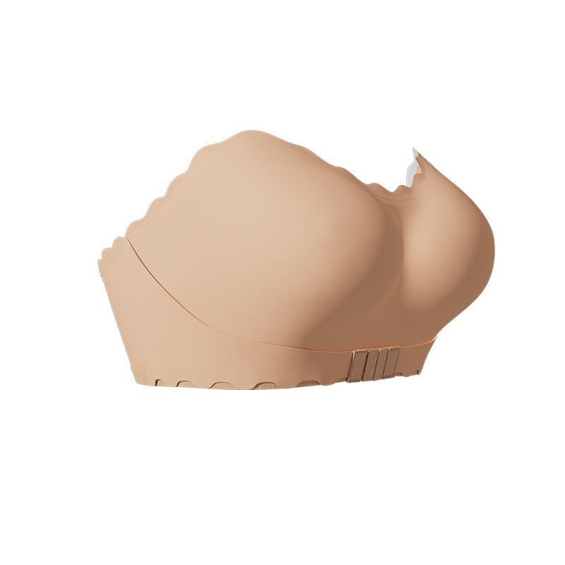 Adhesive Push-Up Strapless woman Bra - Silicone Grips for Backless Dresses, Invisible Plunge Front Closure Bralette