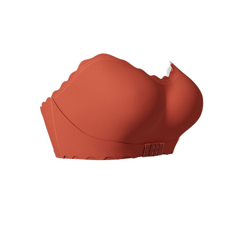 Adhesive Push-Up Strapless woman Bra - Silicone Grips for Backless Dresses, Invisible Plunge Front Closure Bralette