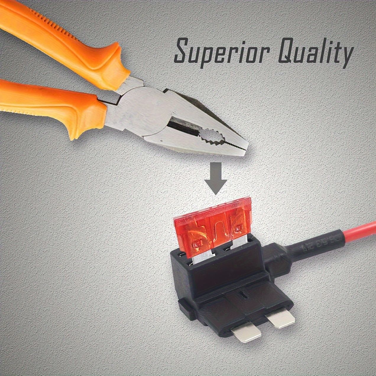 12pcs 4 Types of 12V Additional Circuit Adapters Fuse Set- Tap Car Fuse Holder with MICRO2 Mini ATC ATS Thin Tap Adapter for Cars, Trucks, Boats