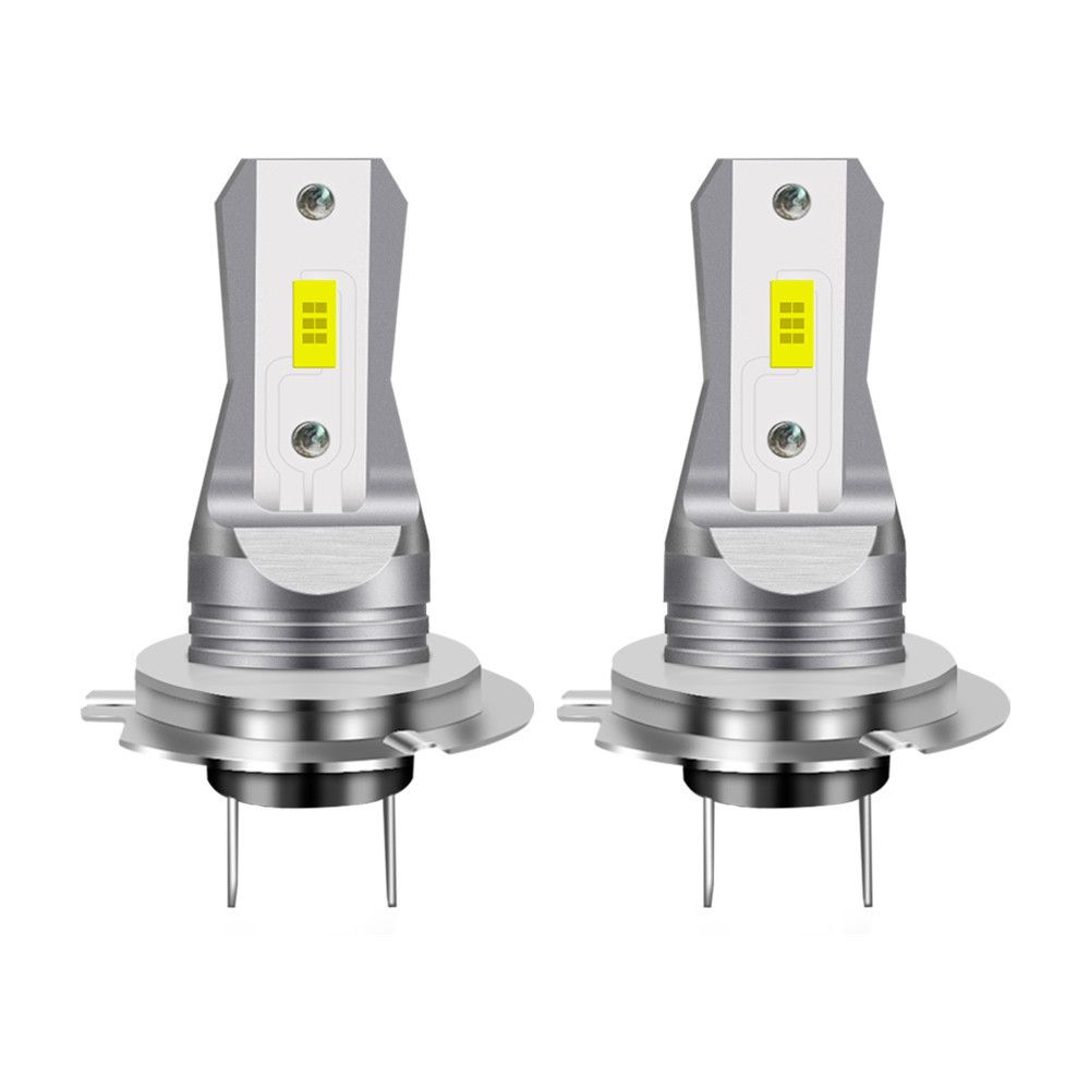 2pcs High Power H1 LED Car Fog Lights Headlight Headlamp Super Bright 6000K Car Lamps Super Bright Plug And Play Antifog DRL Bulbs