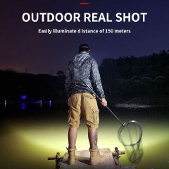 1pc LED Headlamp, Rechargeable, Bright and Powerful with 5 LEDs, Portable Headlight for Outdoor Camping Emergency Lighting, Fishing Work Light