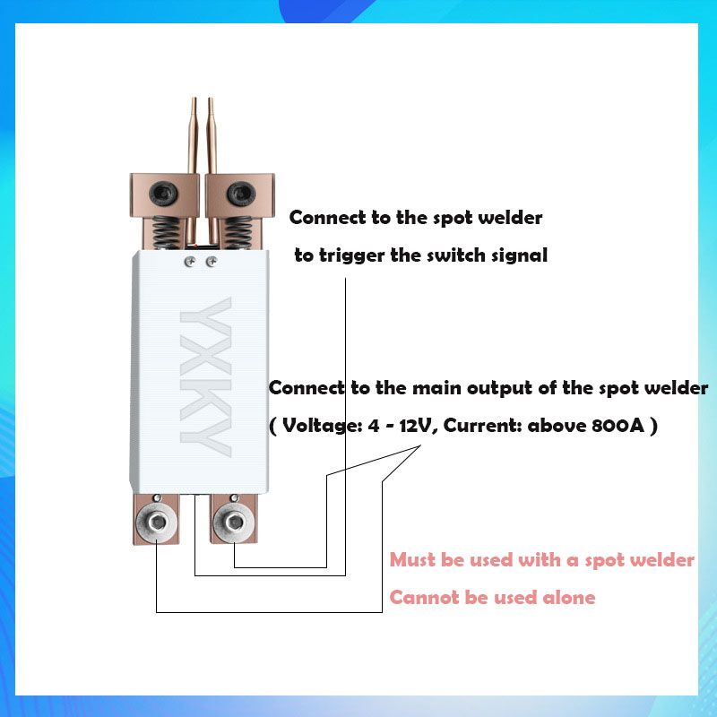 Integrated Spot Welding Pen with Auto - Trigger ｜ Handheld Design for 18650 Batteries ｜ One - Hand Operation
