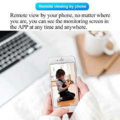 D 1080P 360° Rotate Auto Tracking Panoramic Camera Light Bulb Wireless Wifi PTZ IP Camera Remote Viewing Security Surveillance White 18.5*10*8cm