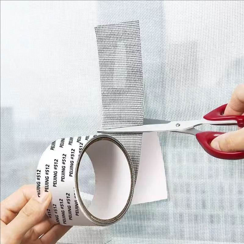 Waterproof Window Screen Repair Tape Door Window Fix Self-adhesive Net Patch Anti-Insect Mosquito Mesh Broken Holes Repair stick