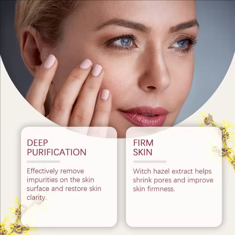 Pore Shrinking Serum Fruit Acid Exfoliating Skin Cleansing Repair Soothe Moisturizing Daily Oil Control Brightening Facial Serum