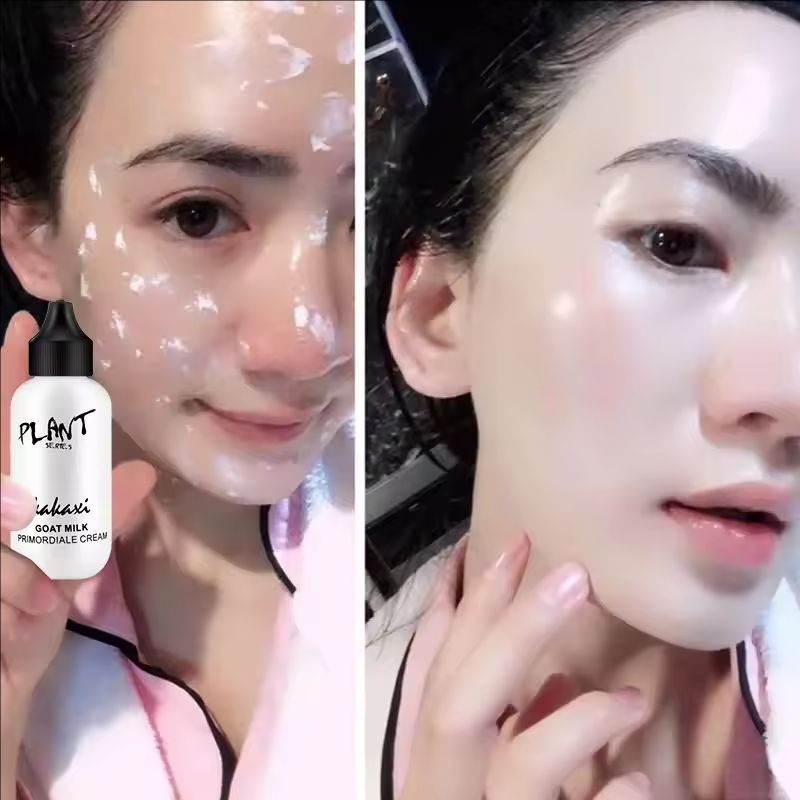 Goat Milk Liquid Foundation Cream 50ml Moisturize Matte Concealer Cosmetics Waterproof Oil-control Cover Acne Base Cream Makeups