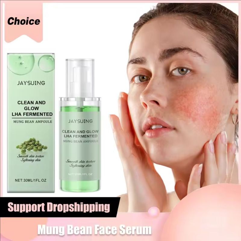 Face Serum for Sensitive Skin Mung Bean Soothing Dryness Moisturizer Hydrate Removal Rosacea Redness Repair Salicylic Acid Serum