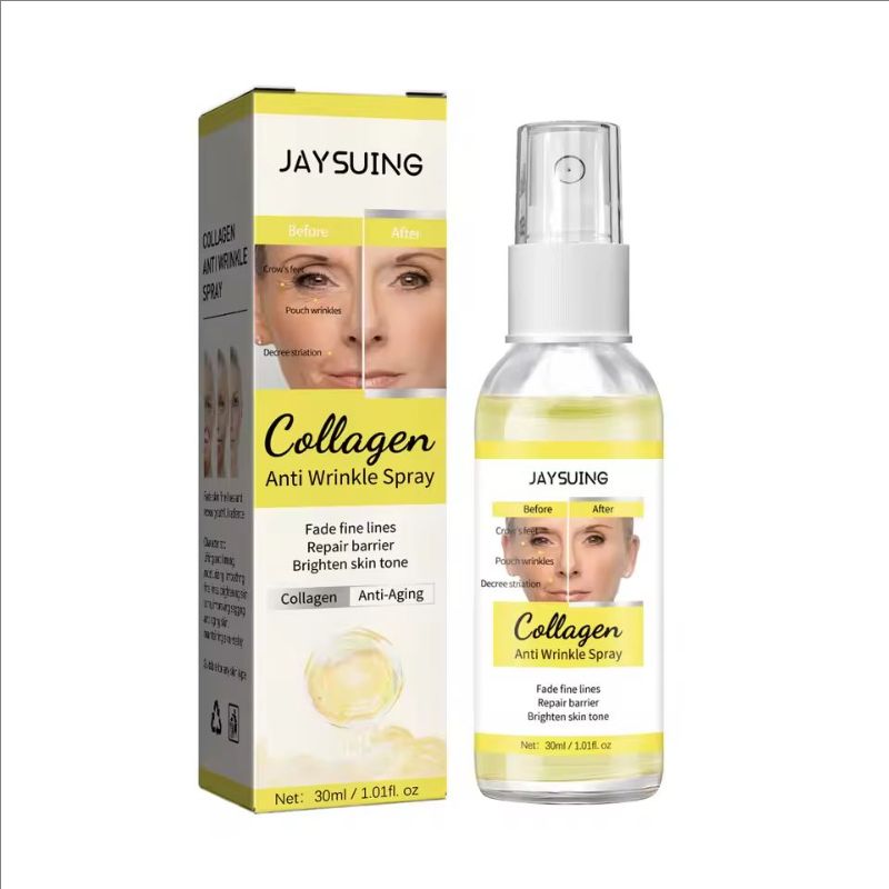 Collagen Face Serum Firming Lifting Brightening Fade Fine Lines Facial Moisturizing Spray Smoothing Nourishing Skincare Essence