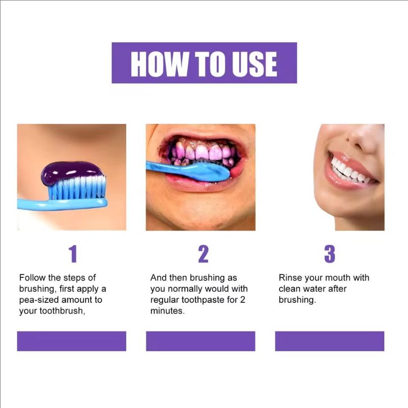 Teeth Whitening Toothpaste Remove Plaque Stains Cleaning Oral Hygiene Dental Bleach Corrector Tools Fresh Breath Beauty Care