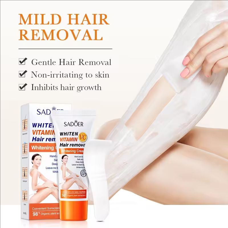 Vitamin C Hair Removal Cream Armpit Leg Body Deep Depilation Safe Mild Convenient Depilate Hair Remove Creams Body Care