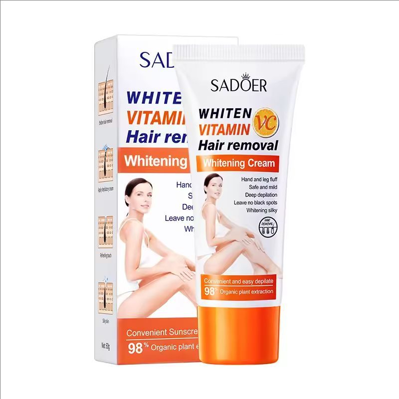 Vitamin C Hair Removal Cream Armpit Leg Body Deep Depilation Safe Mild Convenient Depilate Hair Remove Creams Body Care