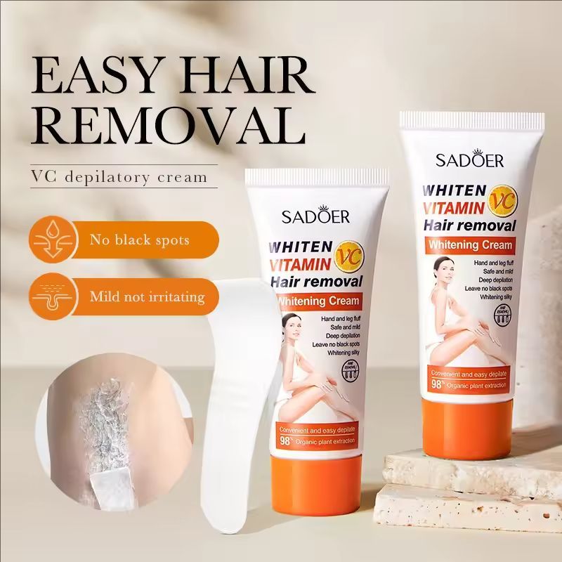 Vitamin C Hair Removal Cream Armpit Leg Body Deep Depilation Safe Mild Convenient Depilate Hair Remove Creams Body Care