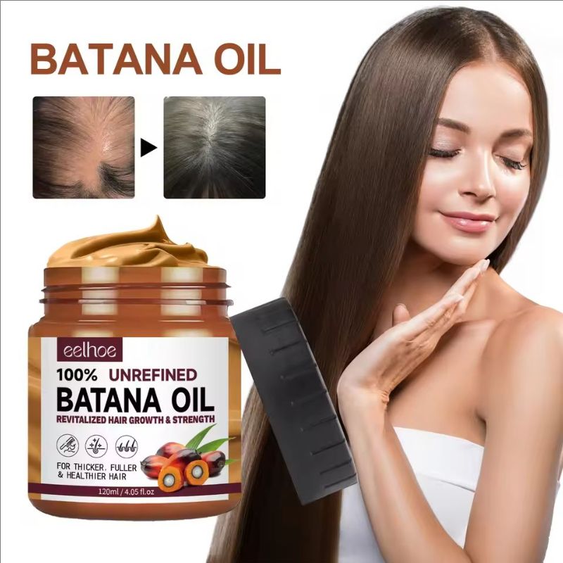 Natural 100% Pure Batana Oil Butter Hair Mask Anti Break Loss Hair Growth From Honduras Hair Loss Treatment For Black Men Women
