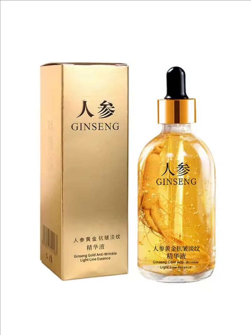 Ginseng Essence Polypeptide Anti-aging Essential Oil Gold Polypeptide Anti Wrinkle Essence Tighten Loose Skinreduce Fine Lines