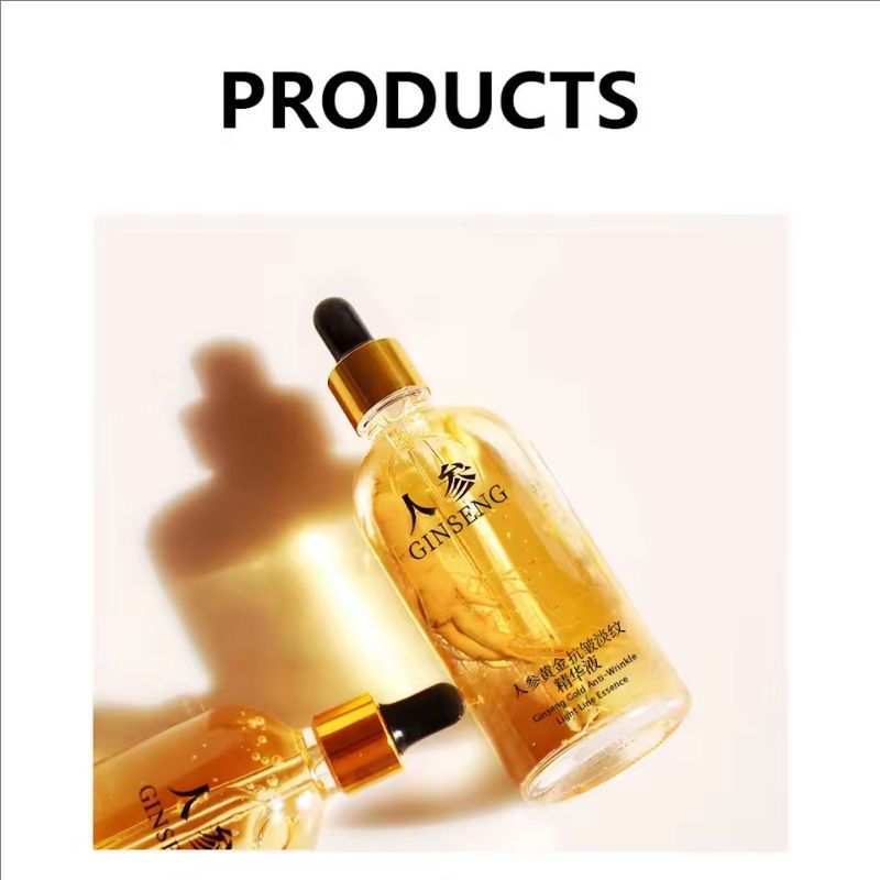 Ginseng Essence Polypeptide Anti-aging Essential Oil Gold Polypeptide Anti Wrinkle Essence Tighten Loose Skinreduce Fine Lines