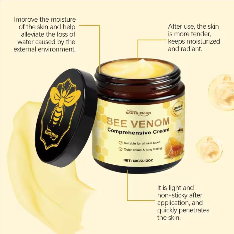 Bee Venom Skin Moisturizer Nourish Dryness Anti Cellulite Keep Brighten Improve Sagging Reduce Dull Body Care Creams