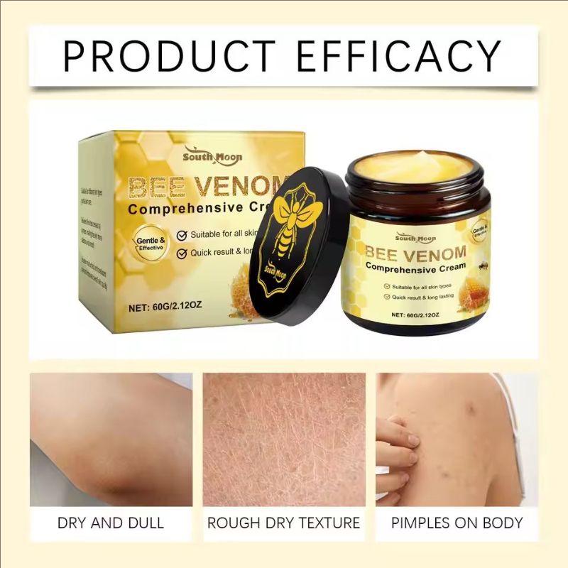 Bee Venom Skin Moisturizer Nourish Dryness Anti Cellulite Keep Brighten Improve Sagging Reduce Dull Body Care Creams