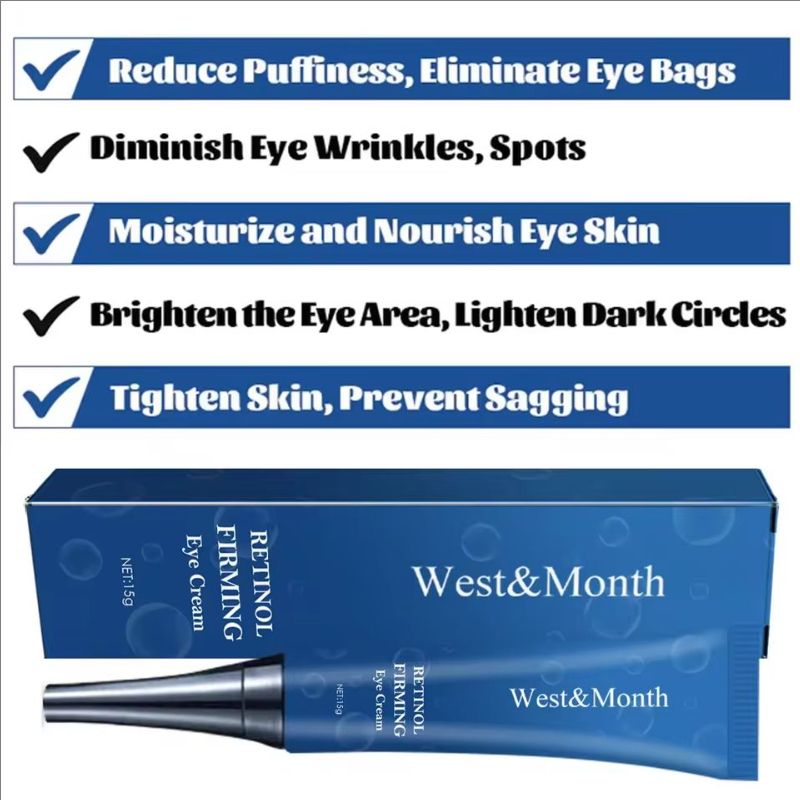Wrinkle Removal Eye Cream Eliminate Dark Circle Puffiness Removal Fade Fine Lines Bag Tighten Sagging Nourishing Under Eye Skin