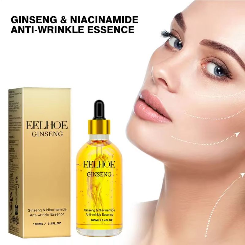 Ginseng Essence for Skin Tightening Rejuvenate the Face Moisturing Nourishing Nicotinamide Hyaluronic Acid Facial Serum