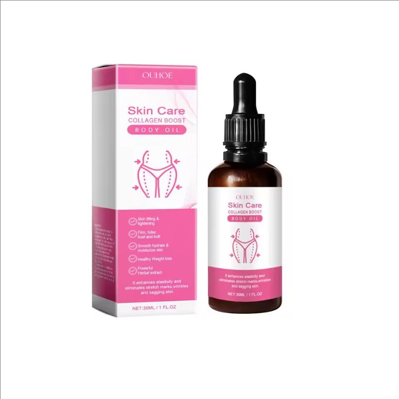 Lift Bust Oil Collagen Boost Buttocks up Hip Enhancer Butt Breast Enlargement Plumping Firming Anti Cellulite Body Massage Care