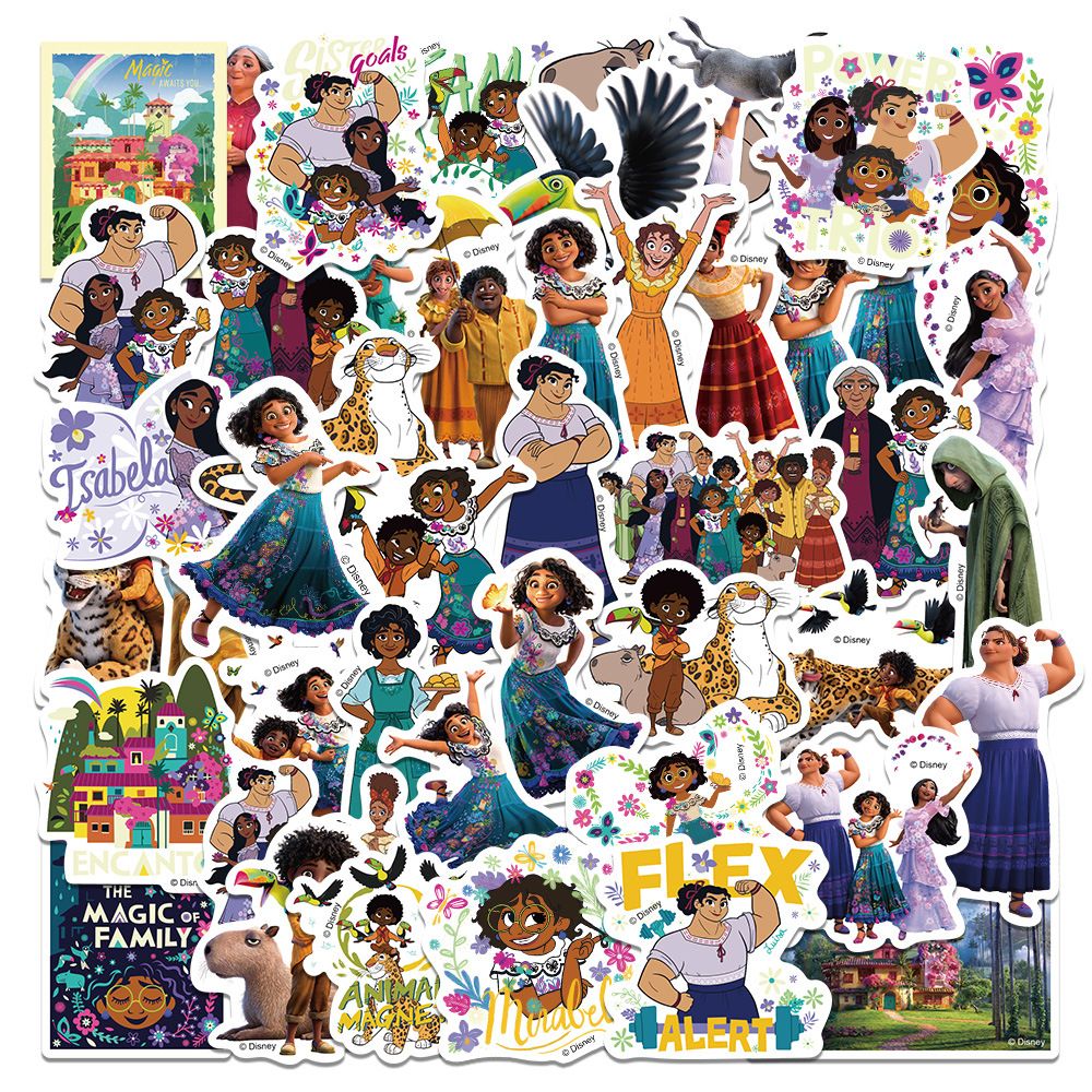 Multiple genuine cartoon movie character stickers, DIY luggage refrigerator mobile phone pad  guitar  electric sticker