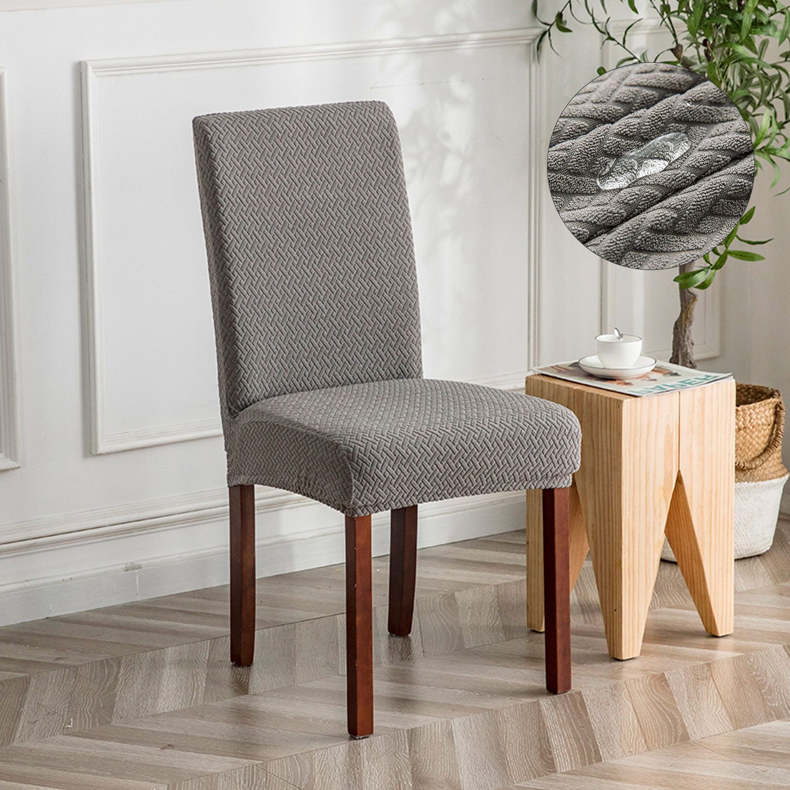 Flower Printing Removable Chair Cover Elastic Slipcover Modern Kitchen Seat Case Stretch Chair