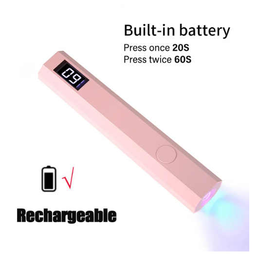 Portable Handheld Mini Nail Lamp For Gel Polish Quick Dry Flashlight Pen USB Nail Dryer Machine UV LED Nail Lamp