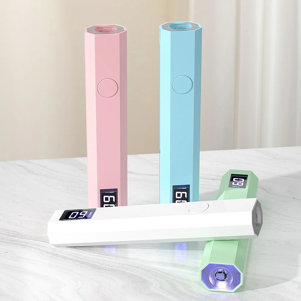Portable Handheld Mini Nail Lamp For Gel Polish Quick Dry Flashlight Pen USB Nail Dryer Machine UV LED Nail Lamp