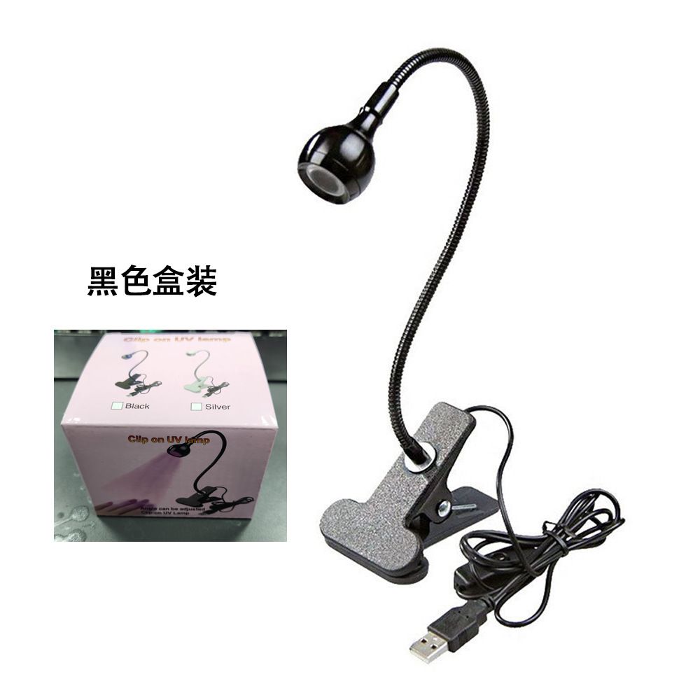 Nail Dryer Light UV Nail lamp 395nm Wavelength Clip-on Desk Mini USB For Gel Nails ongle Manicure Salon Tools