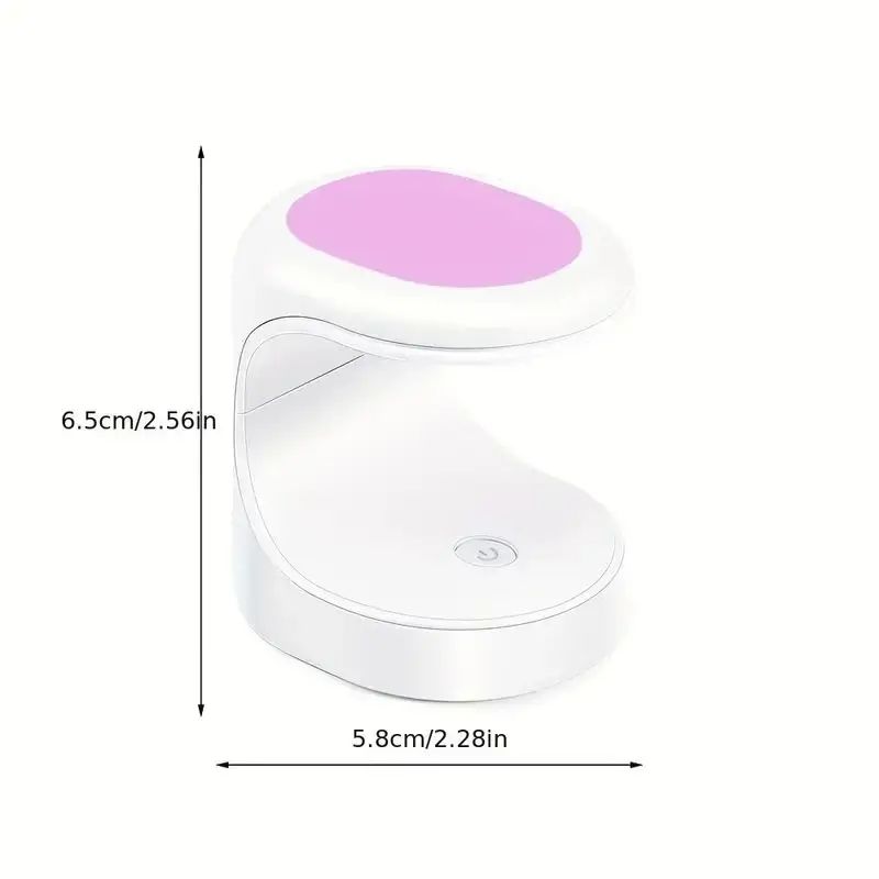 Compact 16W UV-LED Nail Lamp - Quick & Safe Gel Nail Drying - Portable Manicure Tool for DIY & Professional Use view 2