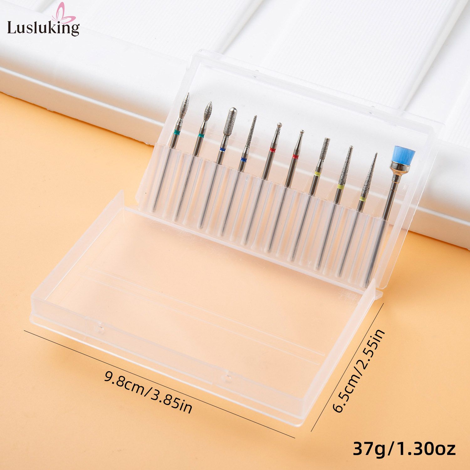 Ceramic Tungsten Carbide Nail Drill Bit Rotate Burr Milling Nail Cutter Bits Electric Drill Machine For Manicure Pedicure Tools