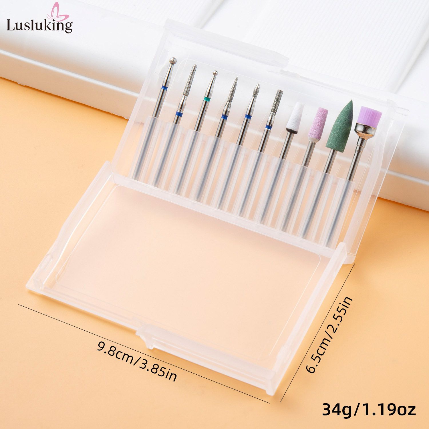 Ceramic Tungsten Carbide Nail Drill Bit Rotate Burr Milling Nail Cutter Bits Electric Drill Machine For Manicure Pedicure Tools