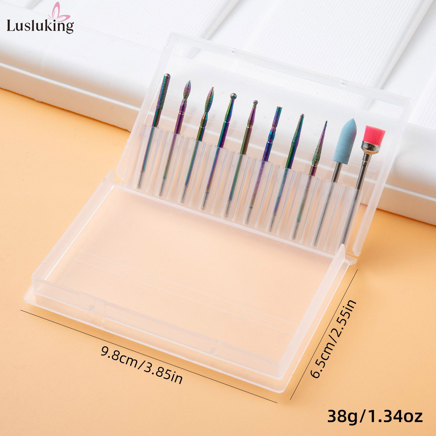 Ceramic Tungsten Carbide Nail Drill Bit Rotate Burr Milling Nail Cutter Bits Electric Drill Machine For Manicure Pedicure Tools