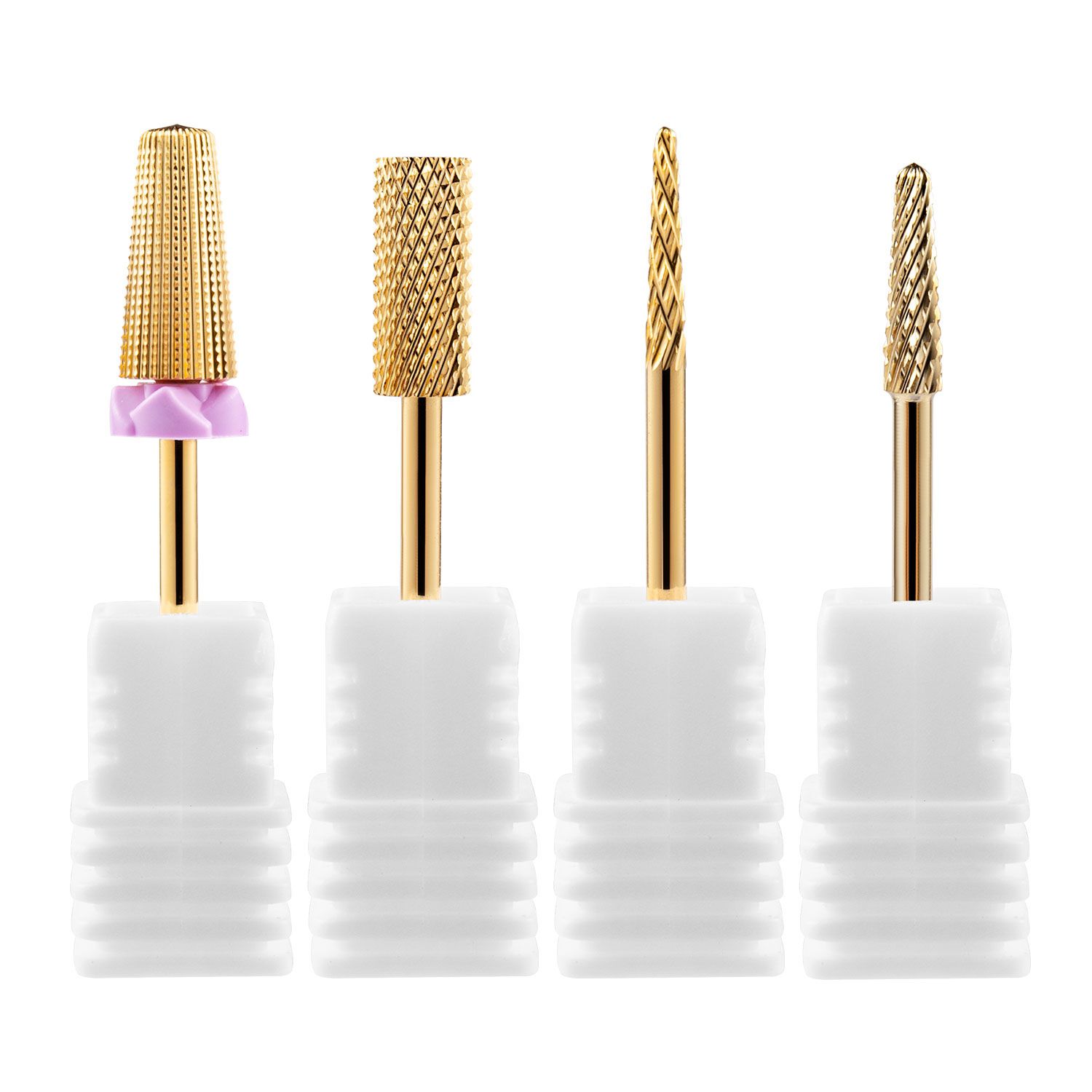 Ceramic Tungsten Carbide Nail Drill Bit Rotate Burr Milling Nail Cutter Bits Electric Drill Machine For Manicure Pedicure Tools