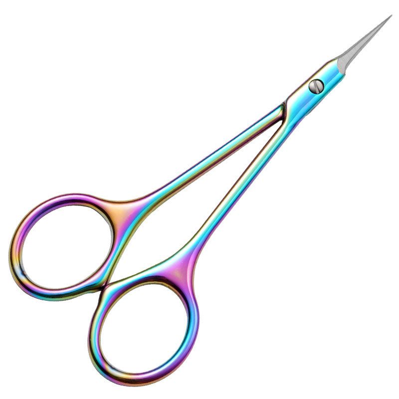 Stainless Steel Cuticle Scissors Dead Skin Remover For Nails Art Clippers Russian Nail Scissors Manicure Curved Tip Scissor