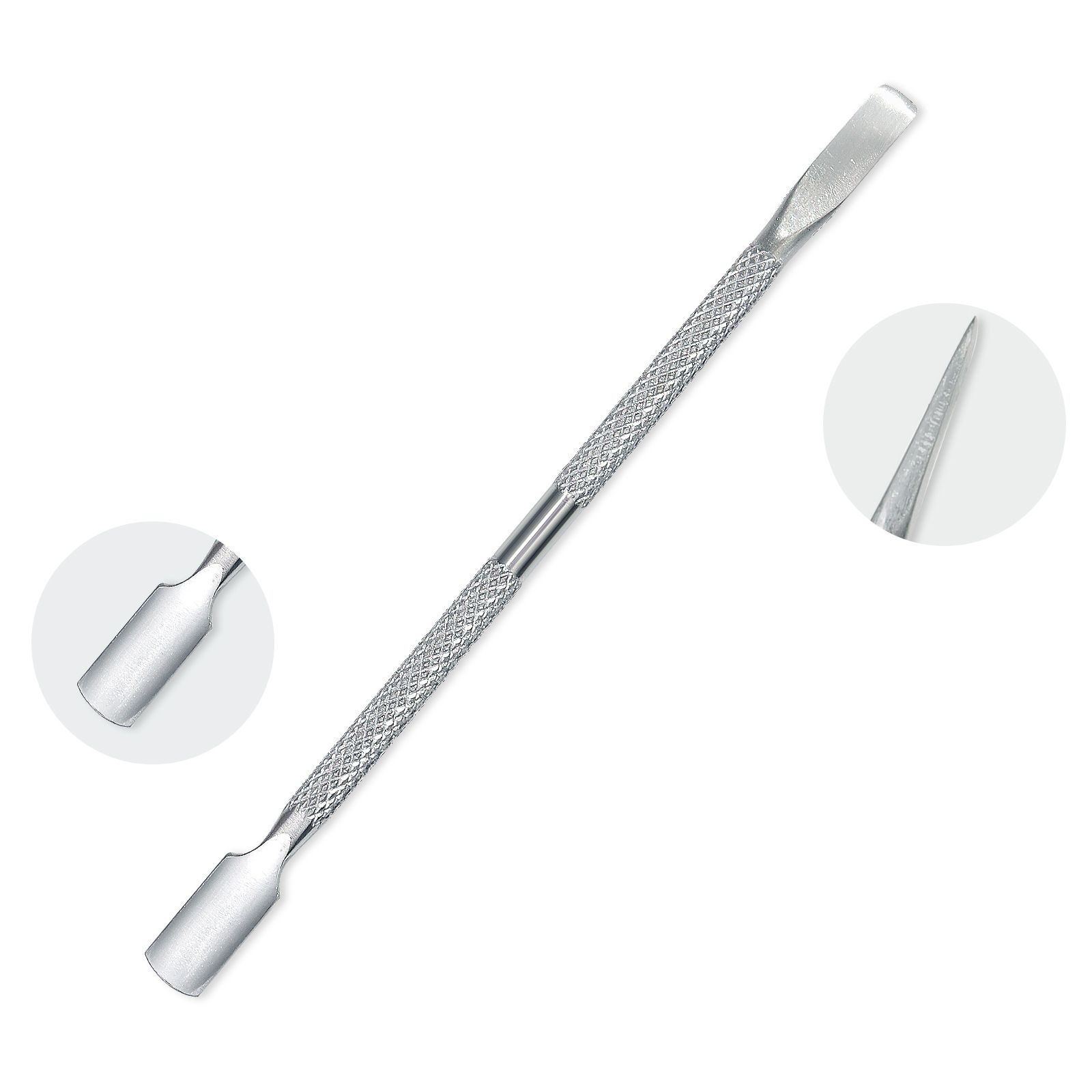 1-4pcs Double-ended Stainless Steel Cuticle Pusher Dead Skin Push Remover For Pedicure Manicure Nail Art Cleaner Care Tool