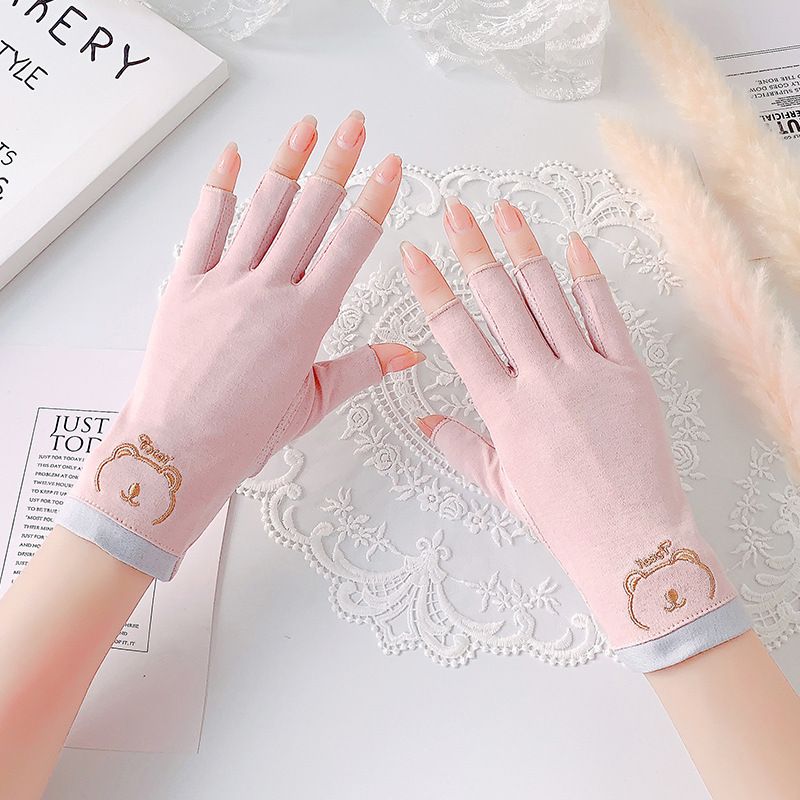 1 Pair Anti UV Nail Gloves Gel Shield Glove Fingerless Manicure Art Tools LED Lamp Nails Dryer Radiation Hand