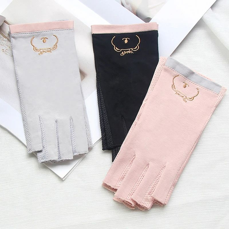 1 Pair Anti UV Nail Gloves Gel Shield Glove Fingerless Manicure Art Tools LED Lamp Nails Dryer Radiation Hand