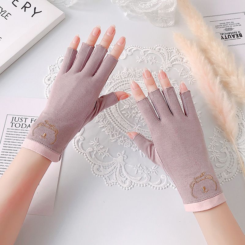 1 Pair Anti UV Nail Gloves Gel Shield Glove Fingerless Manicure Art Tools LED Lamp Nails Dryer Radiation Hand
