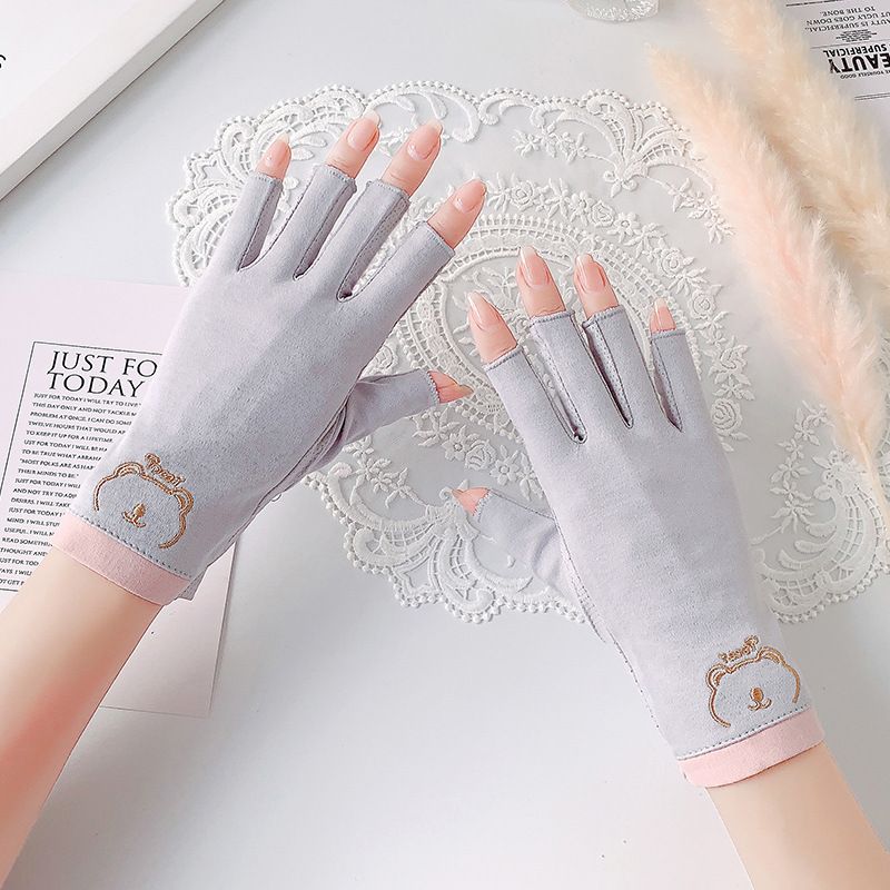 1 Pair Anti UV Nail Gloves Gel Shield Glove Fingerless Manicure Art Tools LED Lamp Nails Dryer Radiation Hand