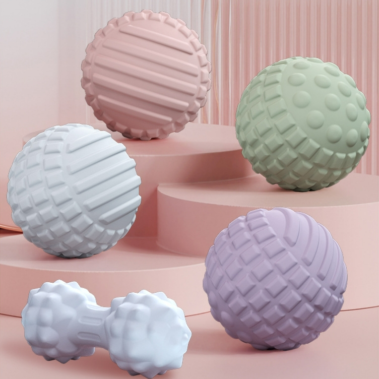 TPR Floating Point Muscle Relaxation Massager Light Massage Adsorption Ball Relieves Pain Reusable and Washable