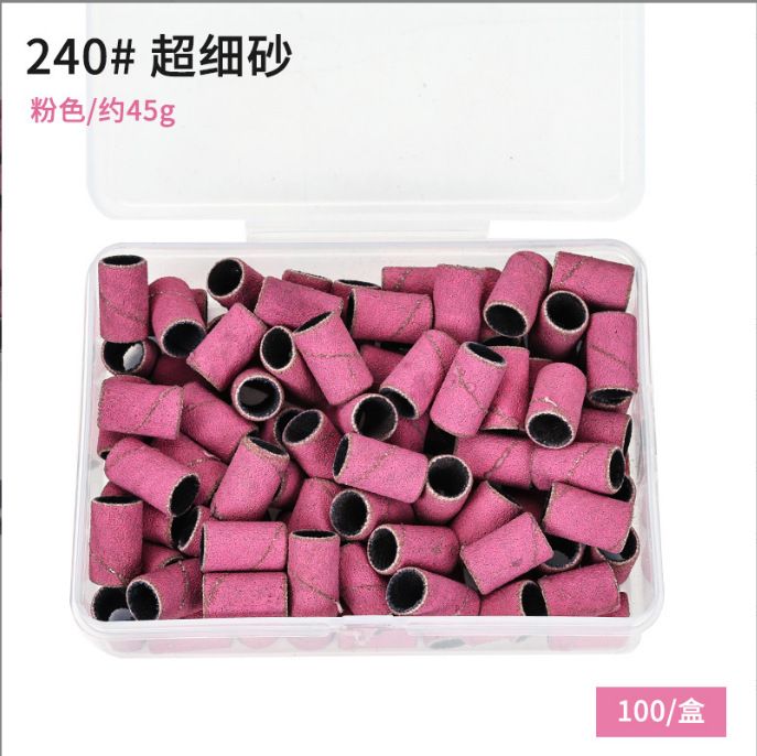 100pcs  Mini Sanding Bands Kits Nail Drill Bits Mandrel Sets Electric Manicure Accessories Tool Dead Skin Remover